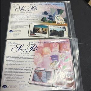 Creative Memories Snap Pack Kits - Pink, Purple, White